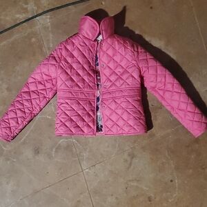 Pink Quilted Kids Jacket